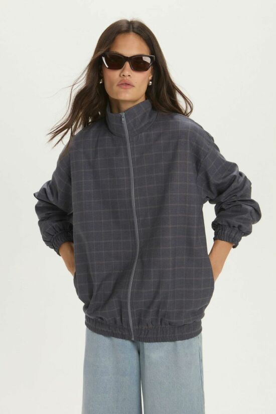 Imagem de Jaqueta Melina Denin Check Le Blog